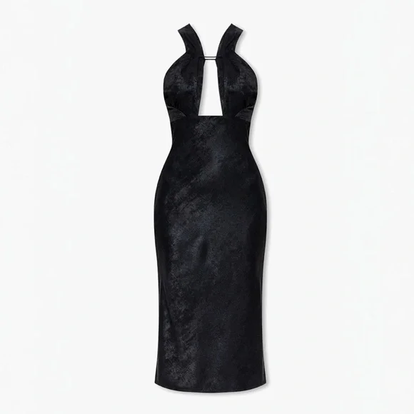 IRO Calvino Dress in Shiny Black